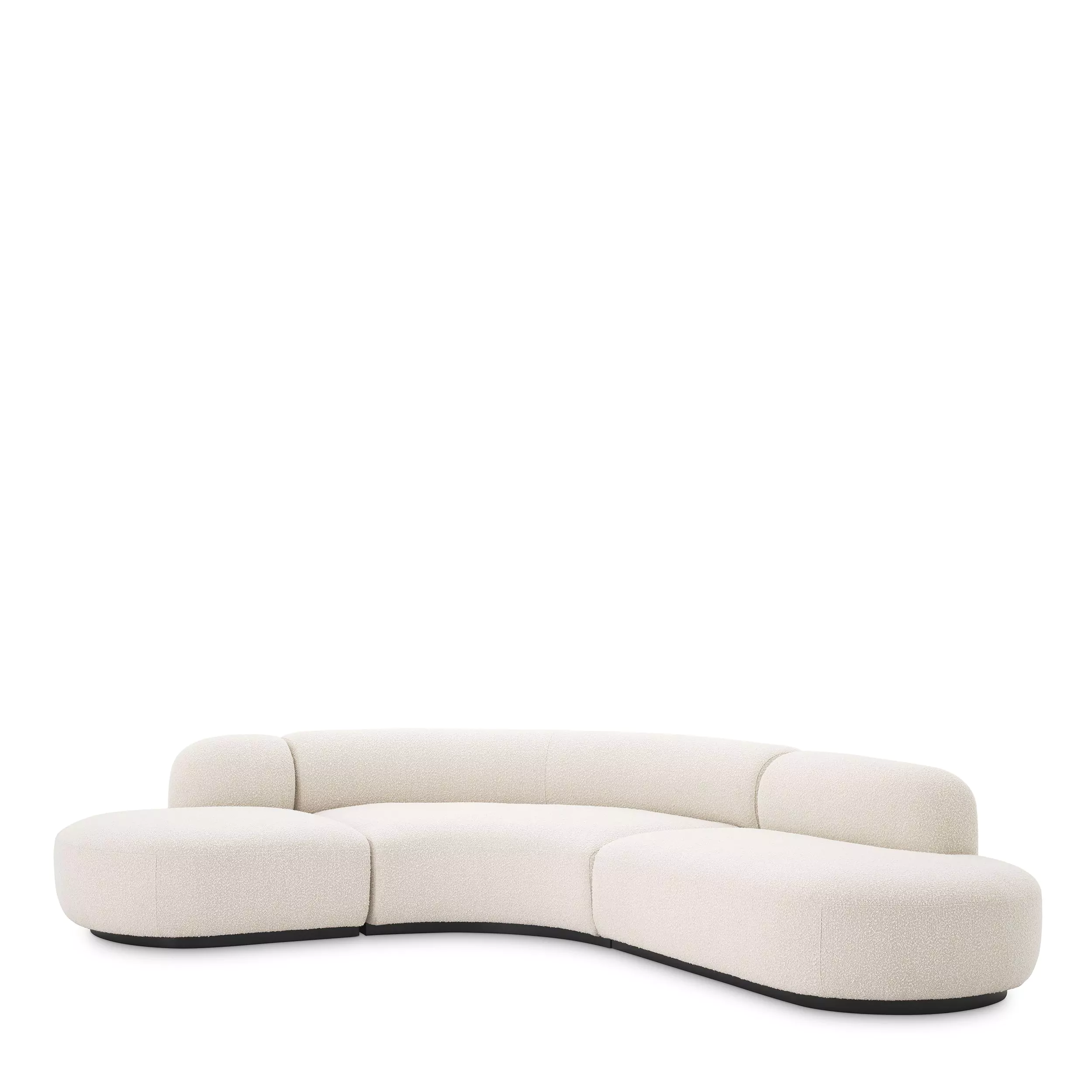 Canapele -   Canapea Björn L bouclé crem 114289 EICHHOLTZ