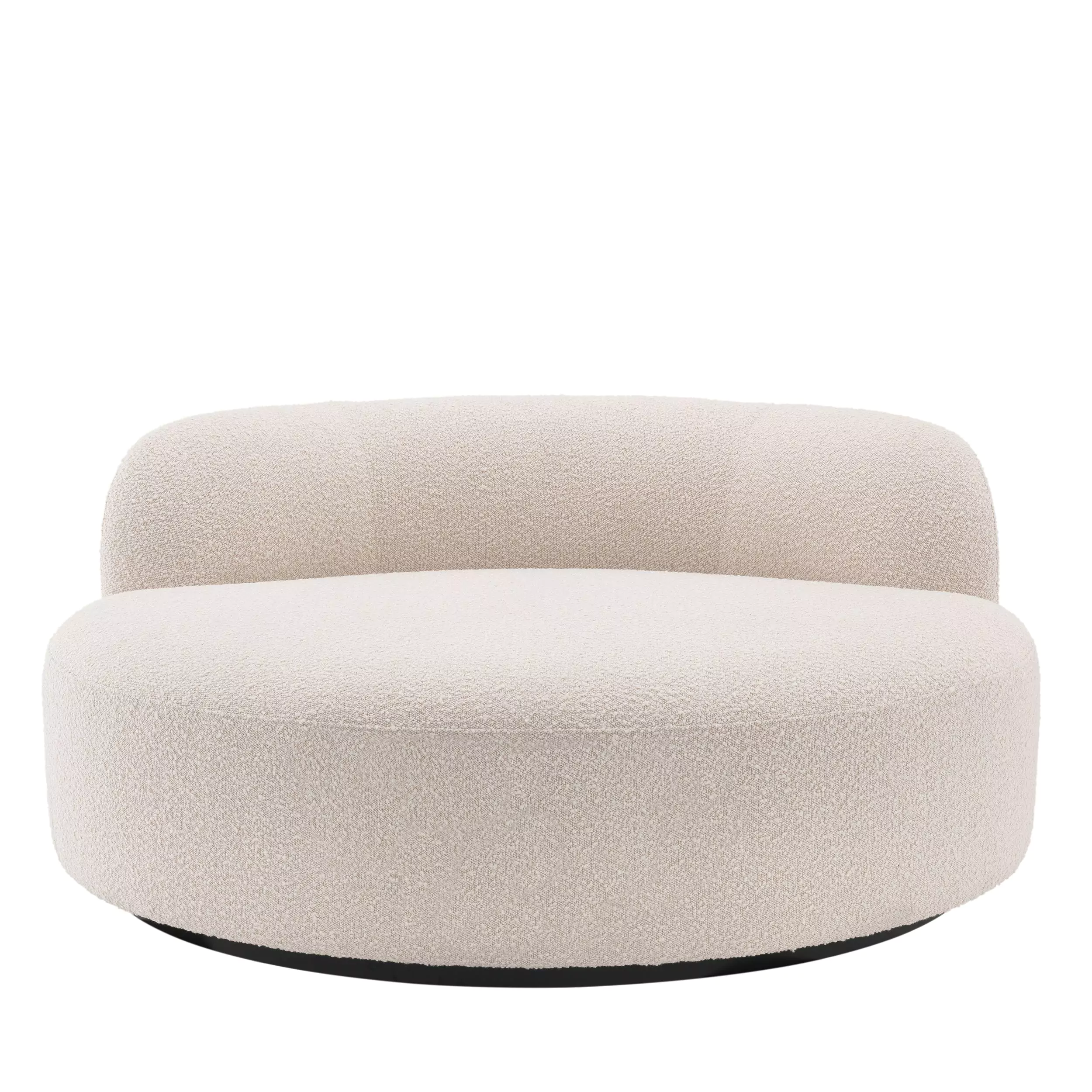   Canapea Björn rotundă bouclé crem 115177 EICHHOLTZ [1]
