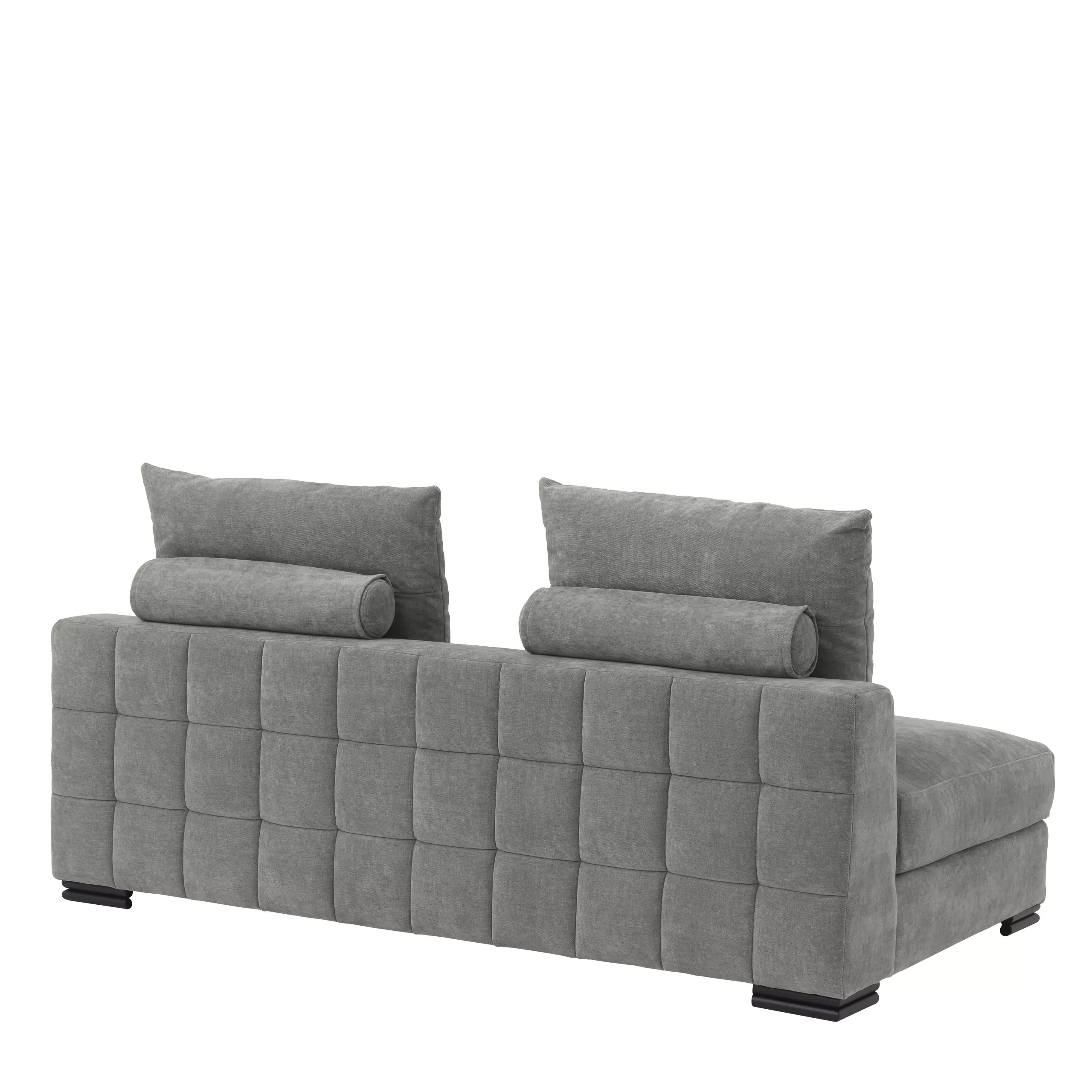   Canapea modulară Clifford gri clar - 2 locuri 114341 EICHHOLTZ [2]