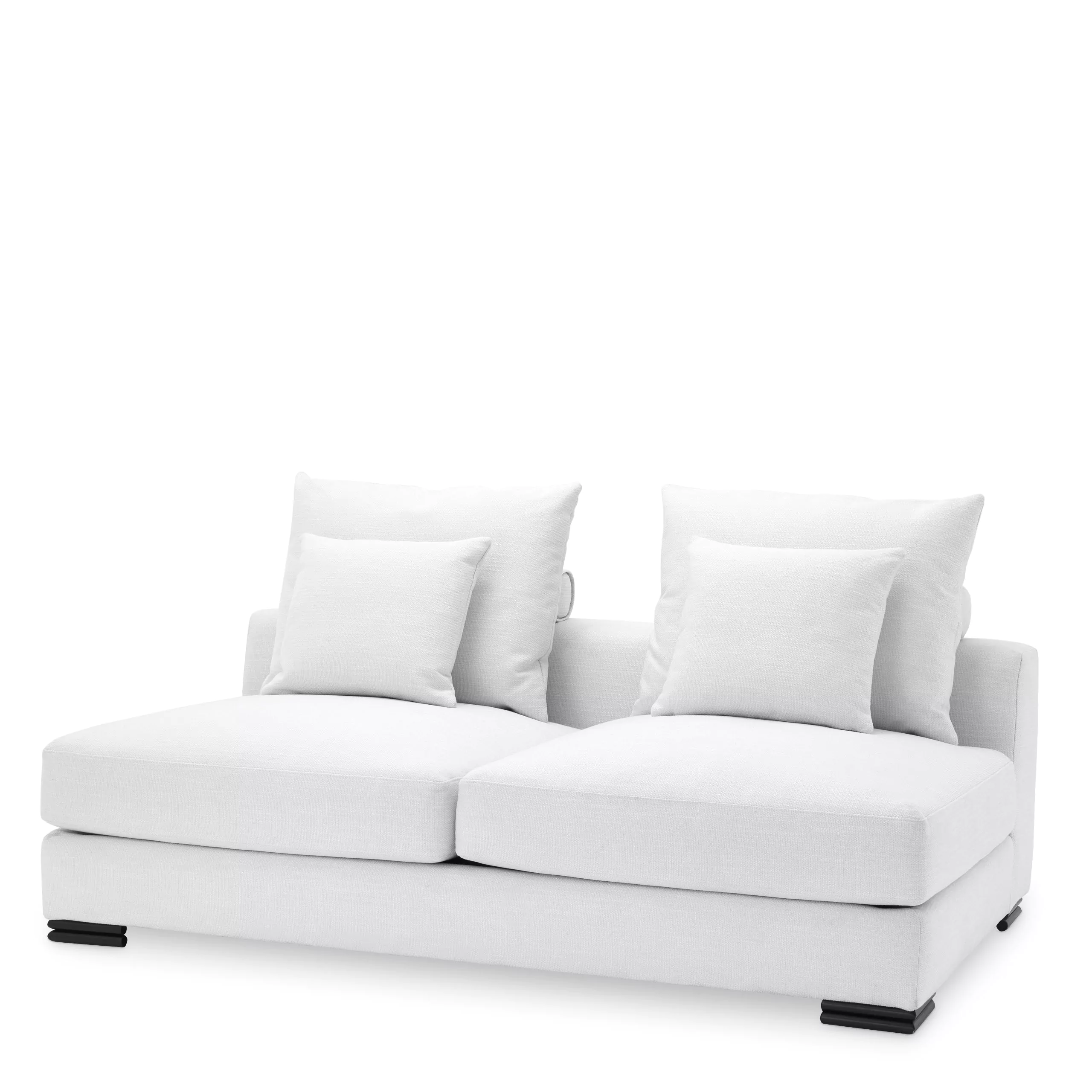   Canapea modulară Clifford gri clar - 2 locuri 114341 EICHHOLTZ [12]