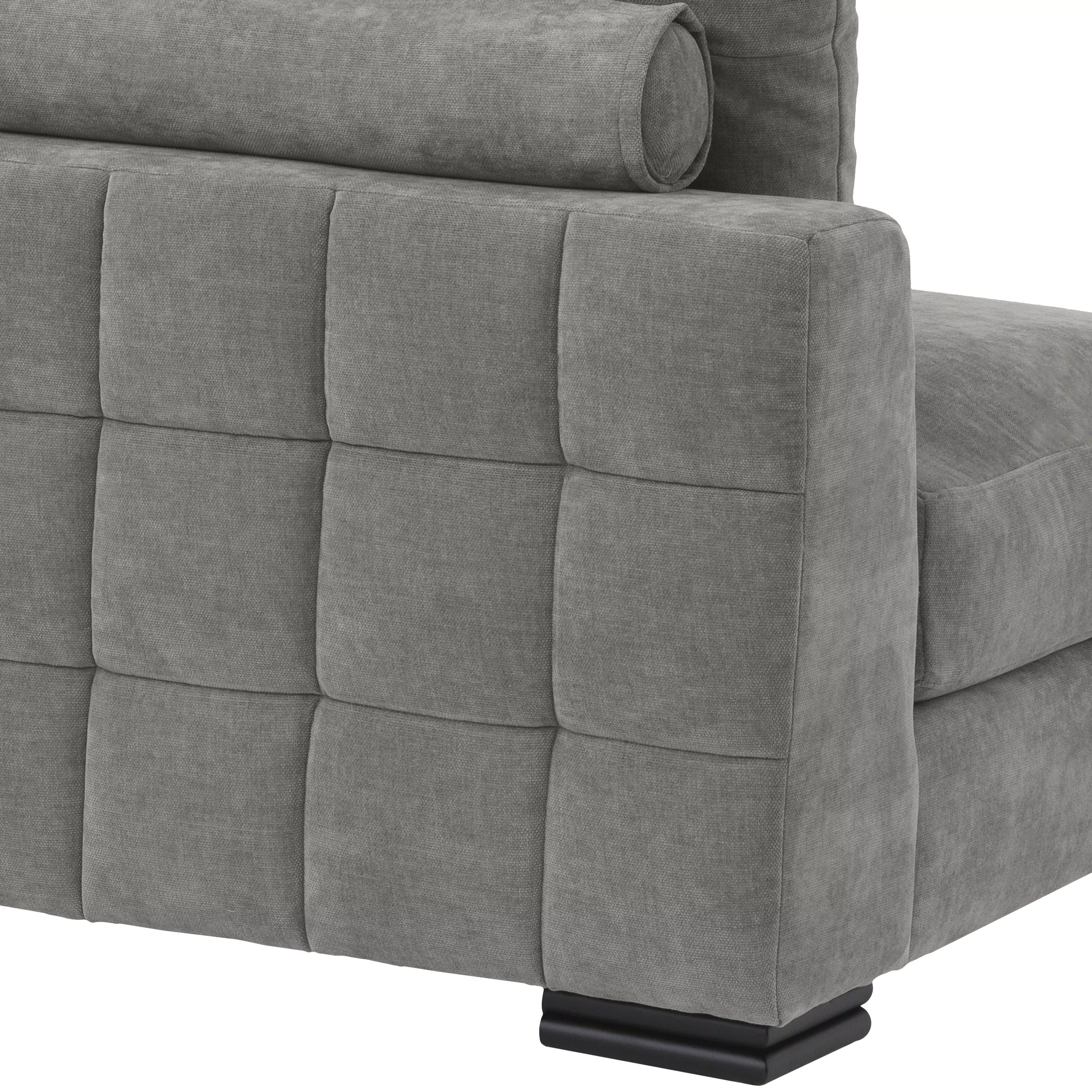   Canapea modulară Clifford gri clar - 2 locuri 114341 EICHHOLTZ [5]