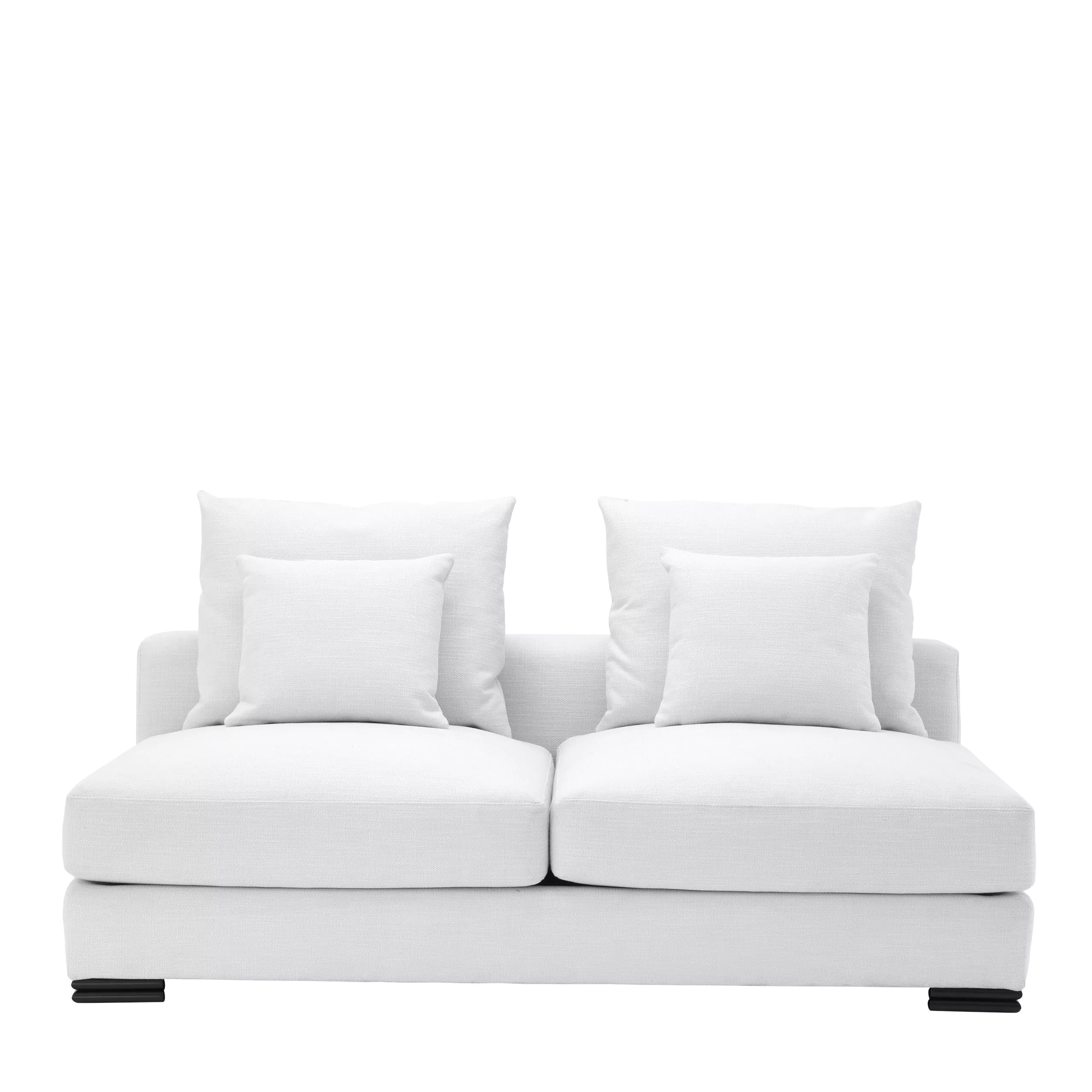   Canapea modulară Clifford gri clar - 2 locuri 114341 EICHHOLTZ [15]