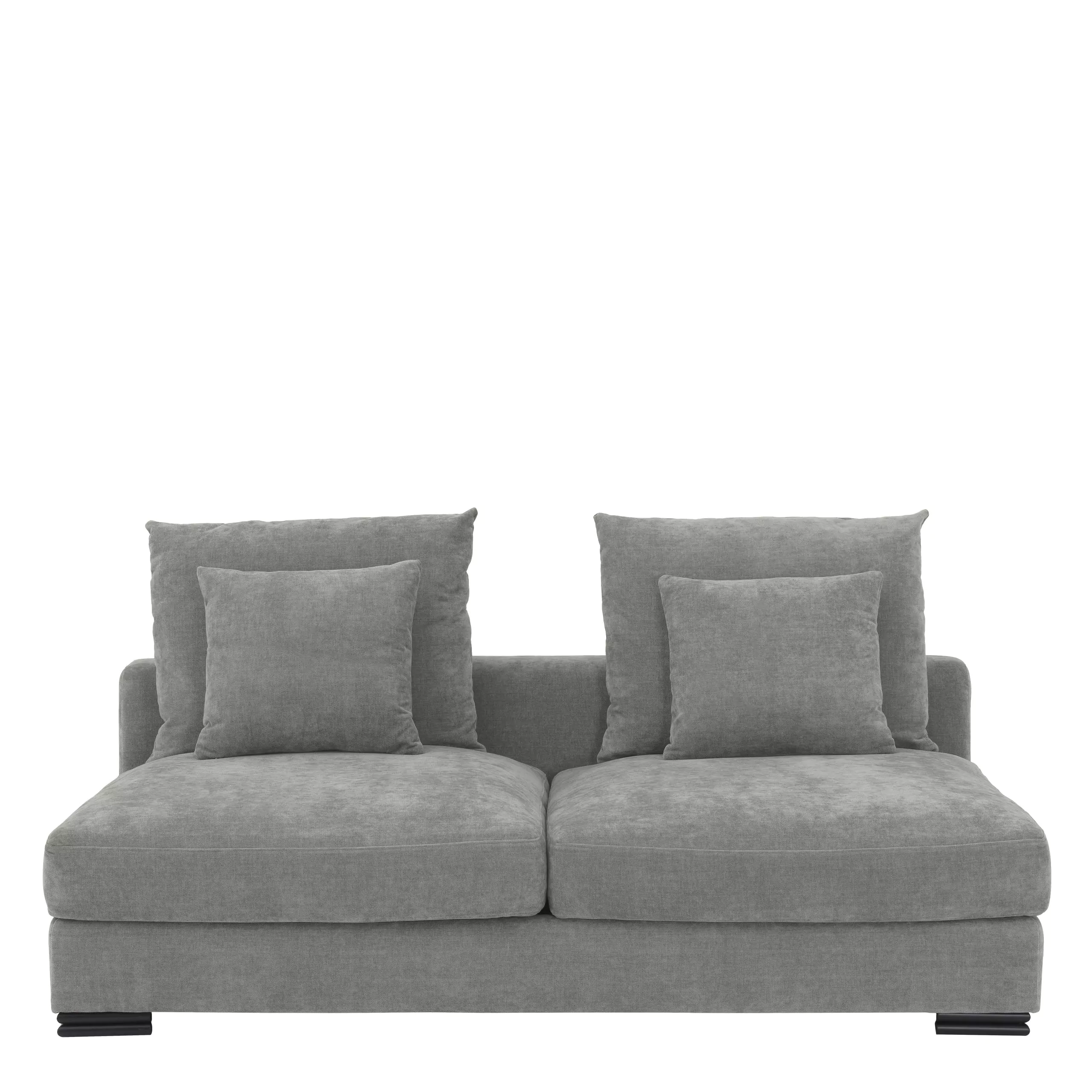   Canapea modulară Clifford gri clar - 2 locuri 114341 EICHHOLTZ [1]