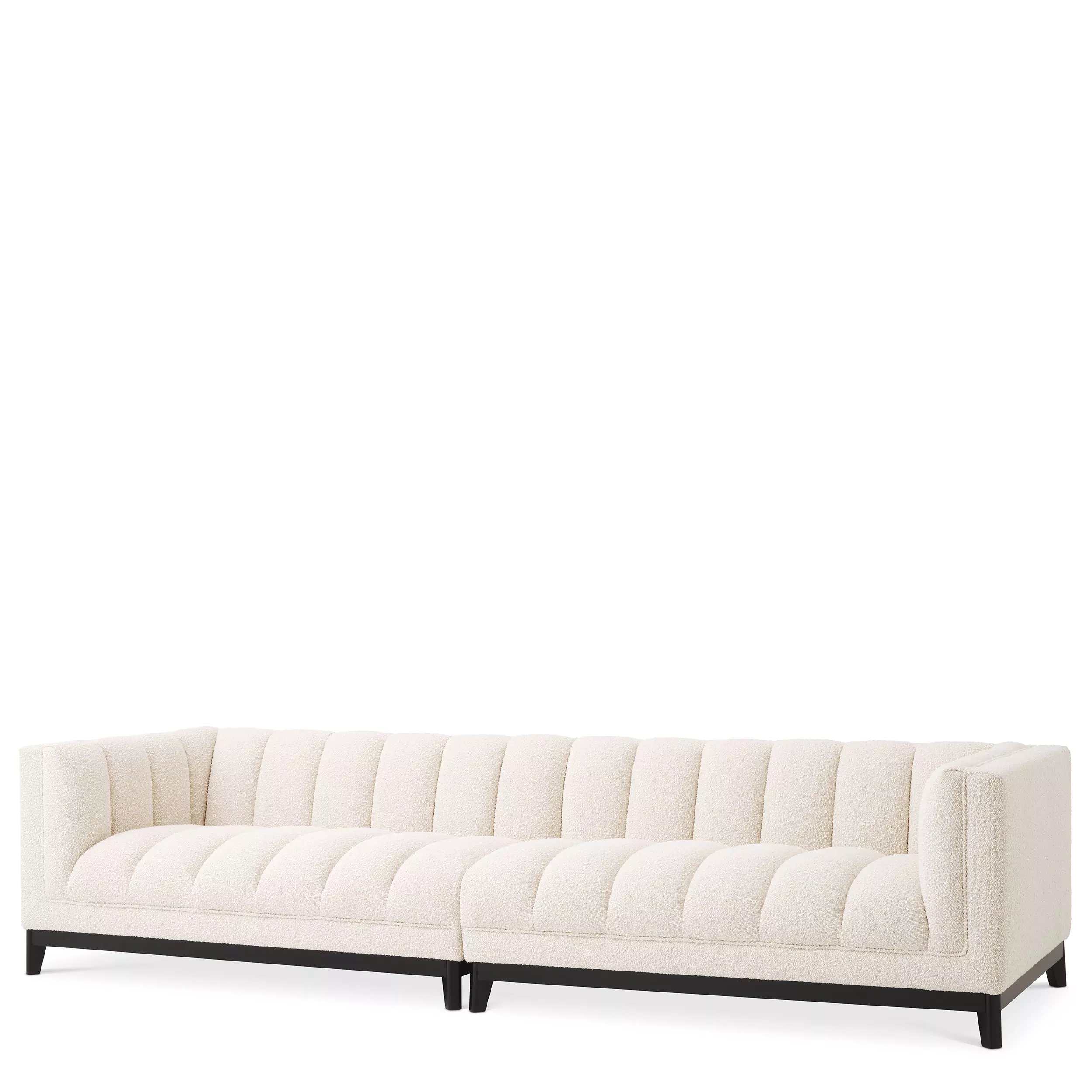 Canapele -   Canapea Ditmar bouclé crem L 115527 EICHHOLTZ