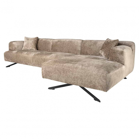 Canapea Donovan 3 locuri + lounge dreapta (Bergen 104 taupe chenille), S5139 TAUPE CHENILLE - Richmond Interiors [5]