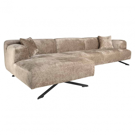 Canapea Donovan 3 locuri + lounge stânga (Bergen 104 taupe chenille), S5138 TAUPE CHENILLE - Richmond Interiors [5]