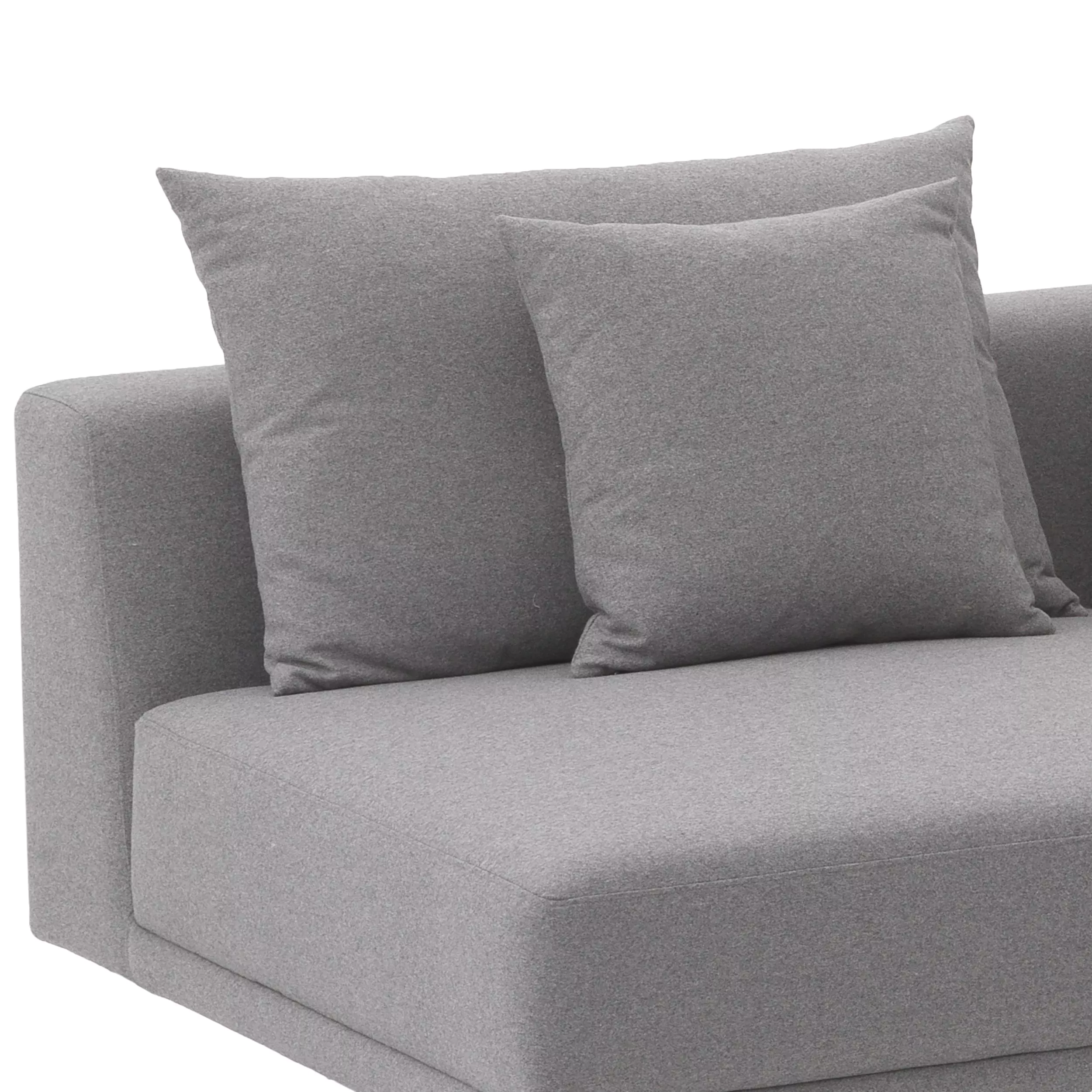 Canapea Endless, Gri/ Nisip/ Alb 340x292xh64 cm, picioare negre, cu lemn de pin si arcuri metalice | Eichholtz - 114824 [13]