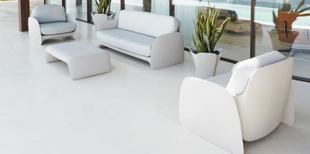 Canapea exterior iluminare LED Pezzettina 200x87x81 cm, design modern, 56011 - Vondom [6]