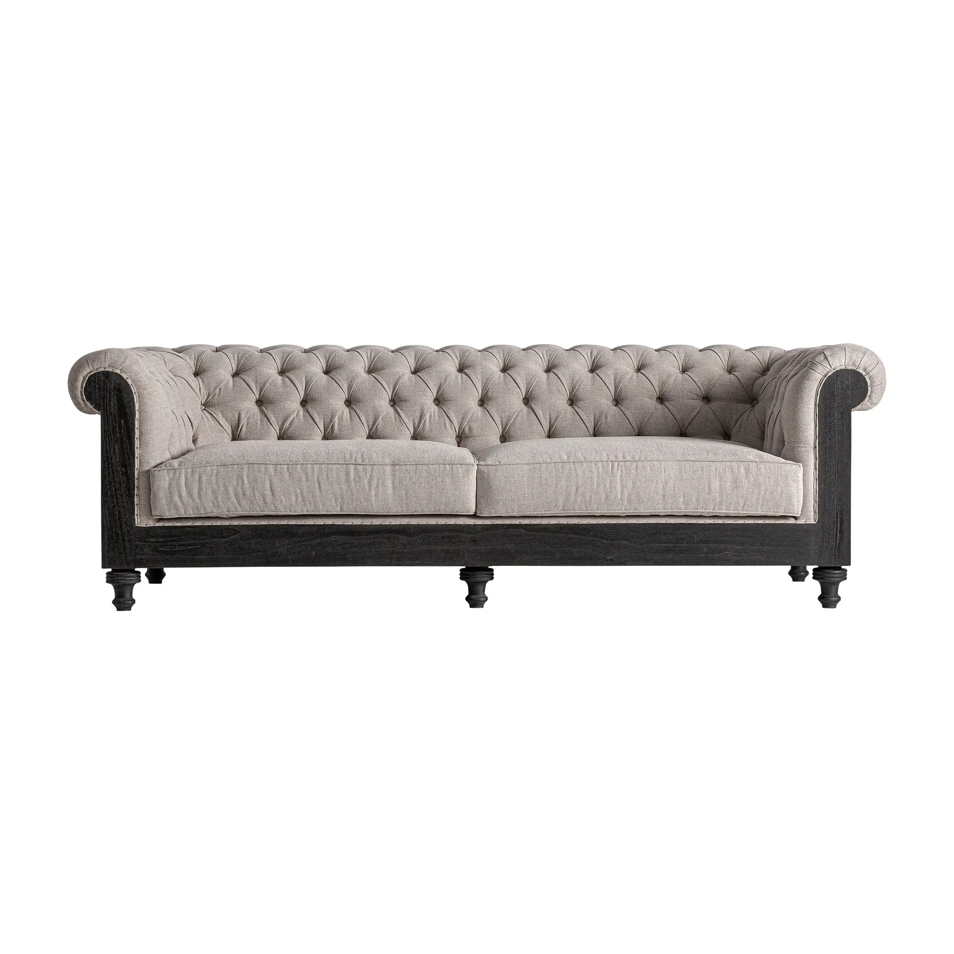 Produse - Canapea Gore din Poliester și Spuma Bej, 240x90x80cm, VicalHome 38374 VicalHome 38374