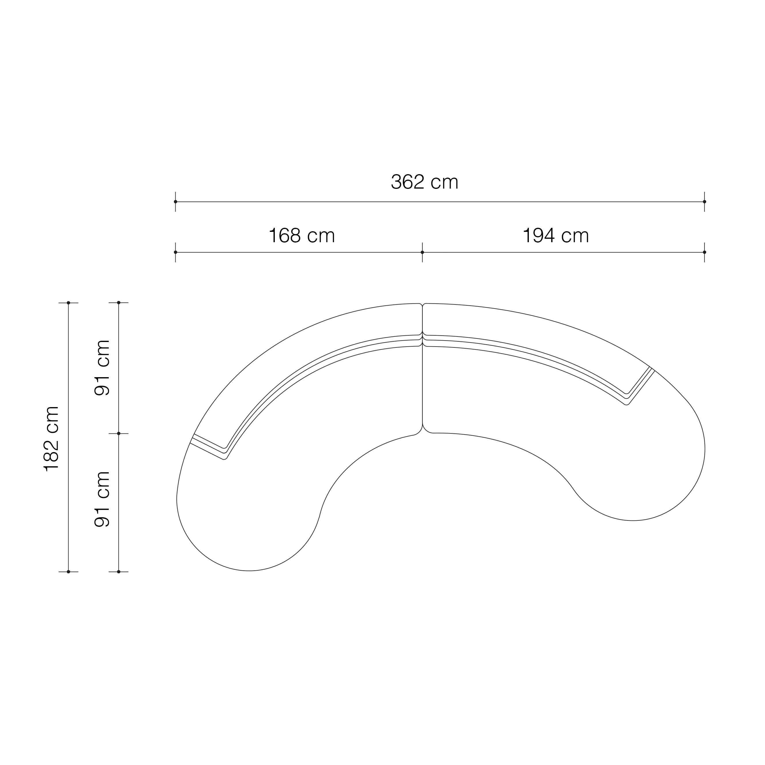 Canapea Lennox bouclé crem 115487 EICHHOLTZ [6]