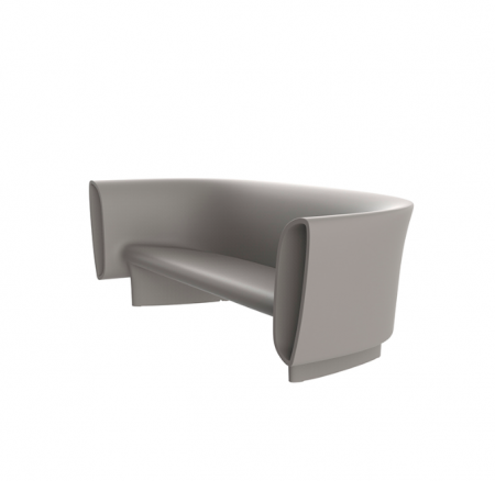 Canapea moderna exterior cu iluminare LED Bum Bum 244x100x79 cm, diverse culori, 65001 - Vondom [2]
