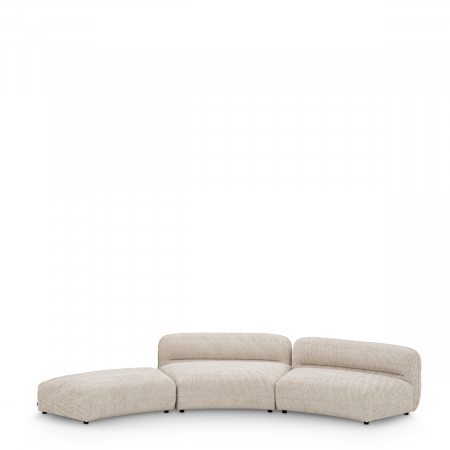 Canapele -   Canapea modulară Grand Avenue creststone bej - Mijloc 118853 EICHHOLTZ