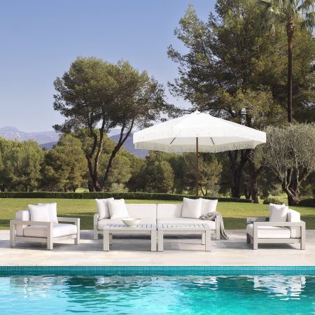   Canapea exterioară Cap-Antibes din pânză sunbrella bej 113651 EICHHOLTZ [1]