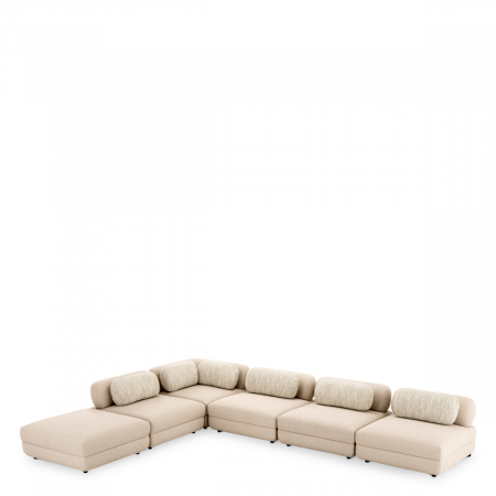 Produse -   Canapea modulară Paulo scalea sand - Ottoman 118867 EICHHOLTZ