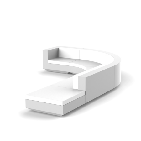 Canapele grădină - Canapea modulara premium Vela pentru exterior, 305x465 cm, VELA MODULAR - Vondom