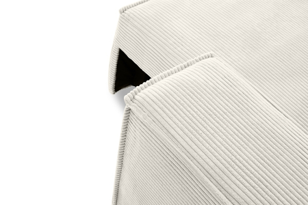 Canapea Pillow 255x102x90 cm, Țesătură Sztruksowa Poso 38 Bej Deschis - King Home [11]