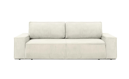 Produse - Canapea Pillow 255x102x90 cm, Țesătură Sztruksowa Poso 38 Bej Deschis - King Home