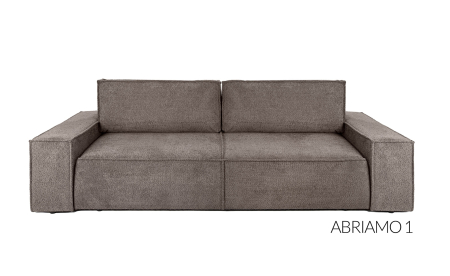 Canapea Pillow 255x102x90 cm, Țesătură Sztruksowa Poso 38 Bej Deschis - King Home [22]