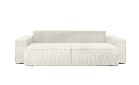 Canapea Pillow 255x102x90 cm, Țesătură Sztruksowa Poso 38 Bej Deschis - King Home [2]