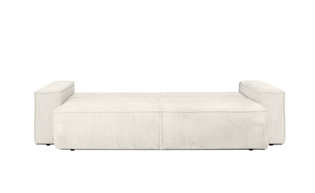 Canapea Pillow 255x102x90 cm, Țesătură Sztruksowa Poso 38 Bej Deschis - King Home [3]
