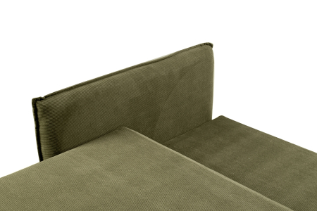 Canapea Sense Slim 230x103x82 cm, Țesătură Sztruksowa Bej Deschis - King Home [5]