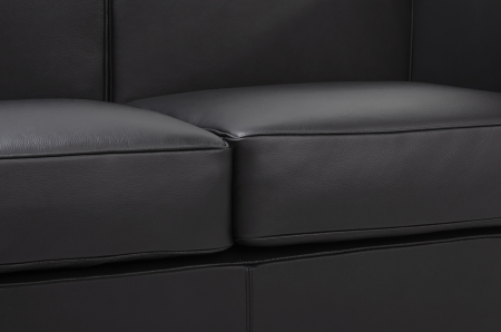Canapea Soft Lc2 180x70x70 cm, Metal Negru - King Home [4]
