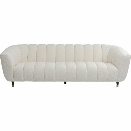 Produse - Canapea Spectra 245x95x74 cm, Țesătură Boucle Alb - Kare Design