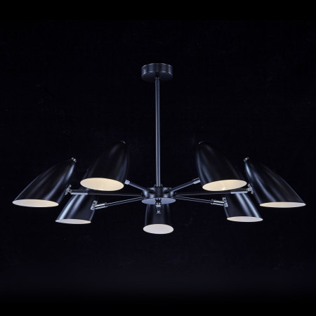 Candelabru Aida MOD033PL-07B, 7xE14, neagra, IP20, Maytoni [1]