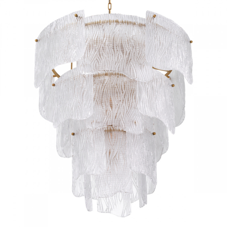   Candelabru Asinara L din sticlă texturată clară 118763 EICHHOLTZ [3]