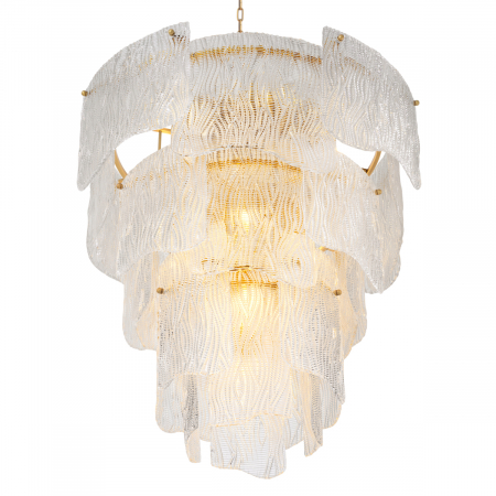   Candelabru Asinara L din sticlă texturată clară 118763 EICHHOLTZ [2]