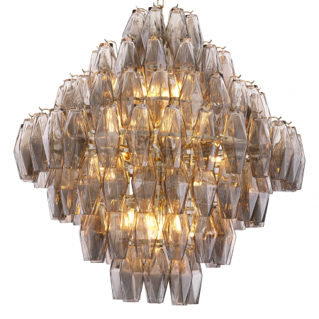 Lustre -   Candelabru Benini L finisaj nichel sticlă fumurie 115533 EICHHOLTZ