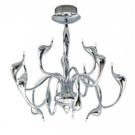 Candelabru de lux Charles, auriu/negru/crom/alb, metal, design elegant modern, AZ 2568 - Azzardo [1]