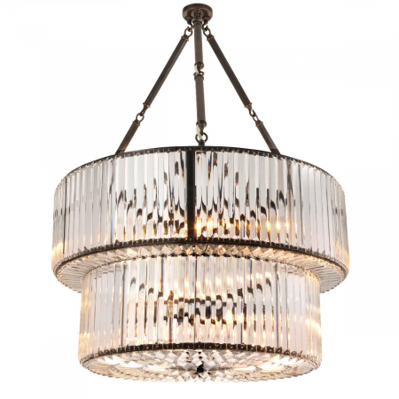 Lustre -   Candelabru Infinity Double finisaj bronz accentuat 109667 EICHHOLTZ
