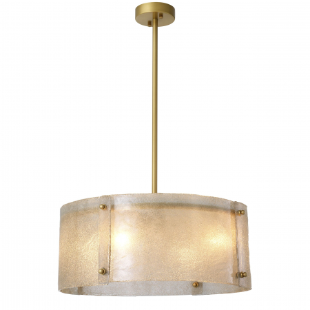 Lustre - Candelabru de lux rotund Chiara Ø68 cm sticla / alama | Eichholtz - 114523