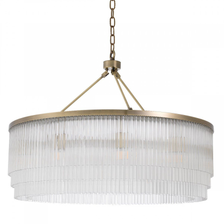   Candelabru Hector L finisaj din alamă periată ușoară 114378 EICHHOLTZ [2]