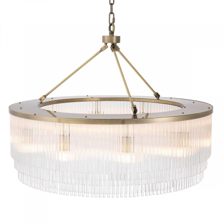   Candelabru Hector L finisaj din alamă periată ușoară 114378 EICHHOLTZ [1]