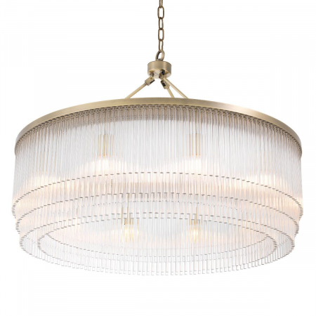 Lustre -   Candelabru Hector L finisaj din alamă periată ușoară 114378 EICHHOLTZ
