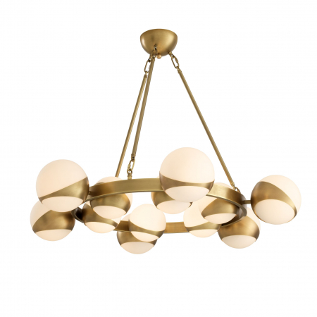   Candelabru Piazetta finisaj din alamă antică 113058 EICHHOLTZ [1]
