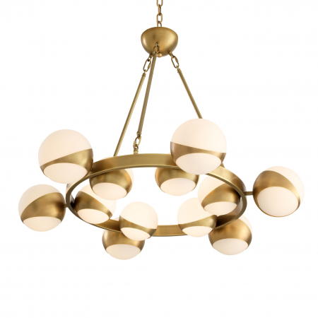 Lustre -   Candelabru Piazetta finisaj din alamă antică 113058 EICHHOLTZ