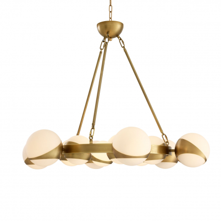   Candelabru Piazetta finisaj din alamă antică 113058 EICHHOLTZ [4]