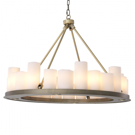 Lustre -   Candelabru Commodore ø 90 cm finisaj din alamă periată deschisă 114952 EICHHOLTZ