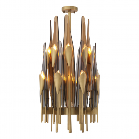   Candelabru Sky vertical finisaj din alamă antică 115138 EICHHOLTZ [1]