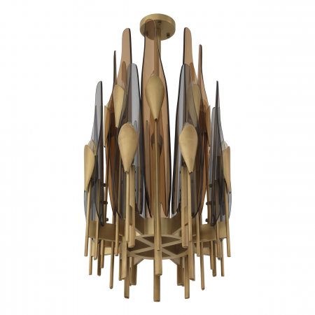   Candelabru Sky vertical finisaj din alamă antică 115138 EICHHOLTZ [4]