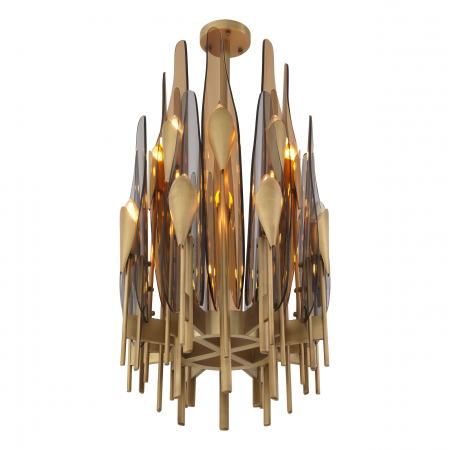 Lustre -   Candelabru Sky vertical finisaj din alamă antică 115138 EICHHOLTZ