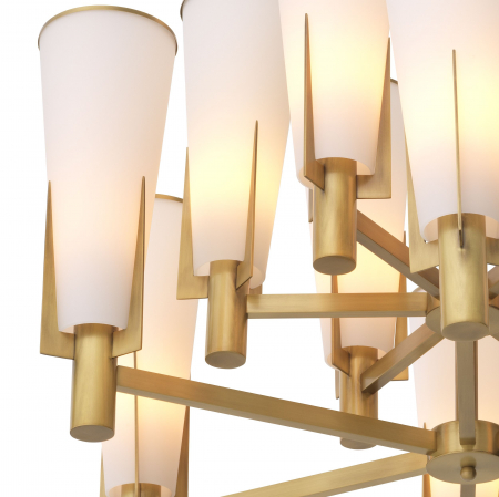  Candelabru Dino Double finisaj din alamă antică 115496 EICHHOLTZ [4]