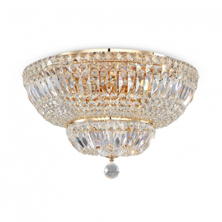 Candelabru Basfor DIA100-CL-12-G, 12xE14, auriu+transparent, IP20, Maytoni [0]