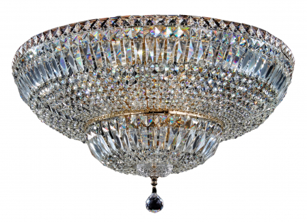 Candelabru Basfor DIA100-CL-16-G, 16xE14, auriu+transparent, IP20, Maytoni [3]