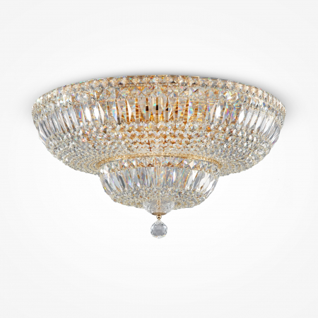 Lustre - Candelabru Basfor DIA100-CL-16-G, 16xE14, auriu+transparent, IP20, Maytoni
