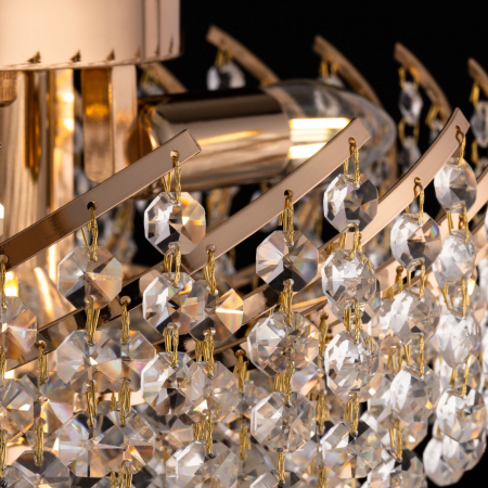Candelabru Karolina DIA120-06-G, 6xE27, auriu+transparent, IP20, Maytoni [6]