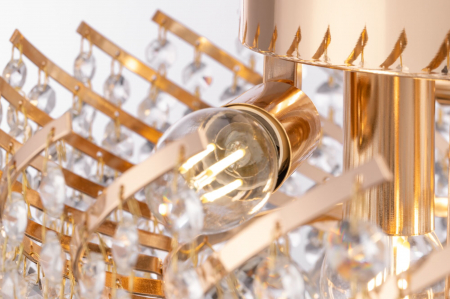 Candelabru Karolina DIA120-06-G, 6xE27, auriu+transparent, IP20, Maytoni [4]